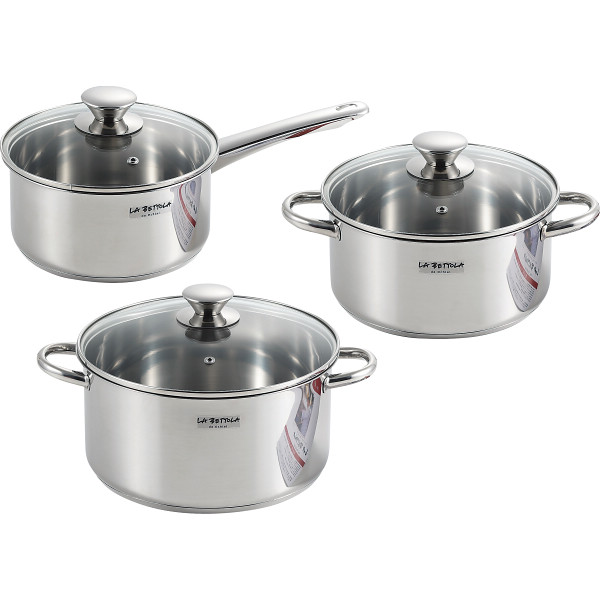 ラ・ベットラ ステンレス鍋３点セット
