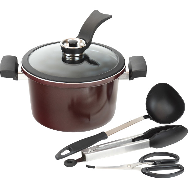 ビストニア ＩＨ対応真空煮込み鍋（１９ｃｍ） Ｂセット