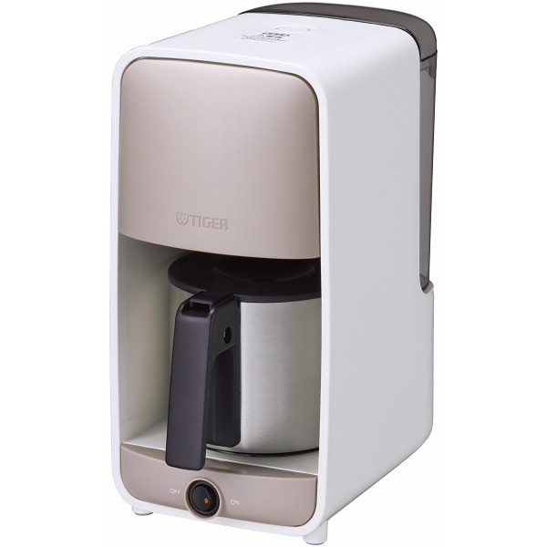 タイガー　コーヒーメーカー（６杯用）グレージュホワイト