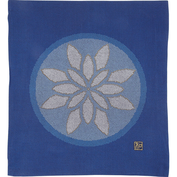 座布団＆座布団カバー各５枚セットブルー