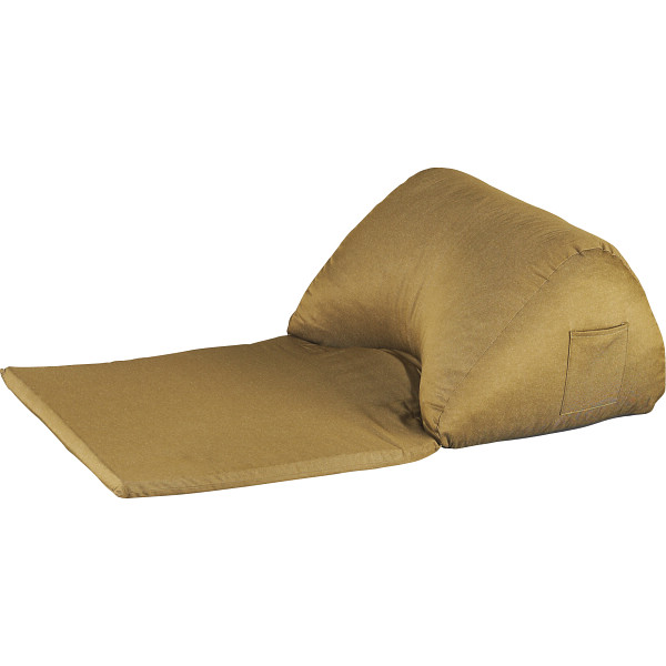 背もたれクッションカーキ