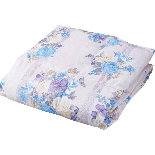 西川 羽毛肌掛けふとんサックス