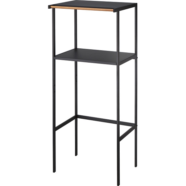 ゴミ箱上ラックブラック