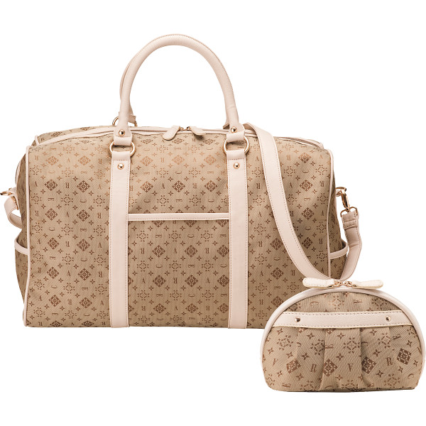 クレアトラベラー　ボストン＆ポーチゴールド