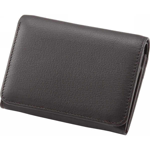 ジョセフエロール ディアスキン 二つ折り財布チョコ