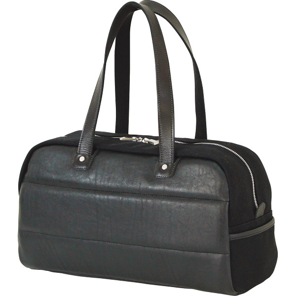豊岡鞄 ボストンバッグブラック