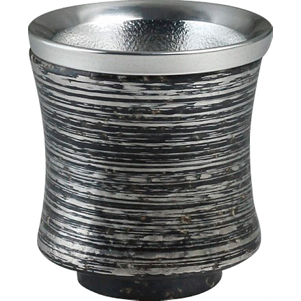 錫陶盃銀色刷毛