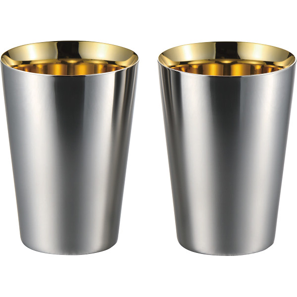匠弥 ペアステンレスタンブラー（内面金メッキ）