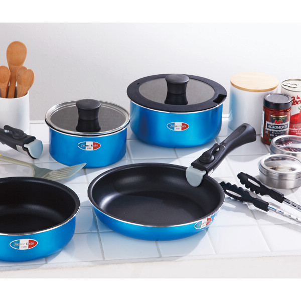 ジャンヌ・エコール 着脱ハンドル鍋６点セット（ツール付）