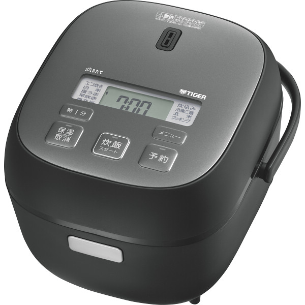 タイガー　マイコンジャー炊飯器（３合）メタルブラック