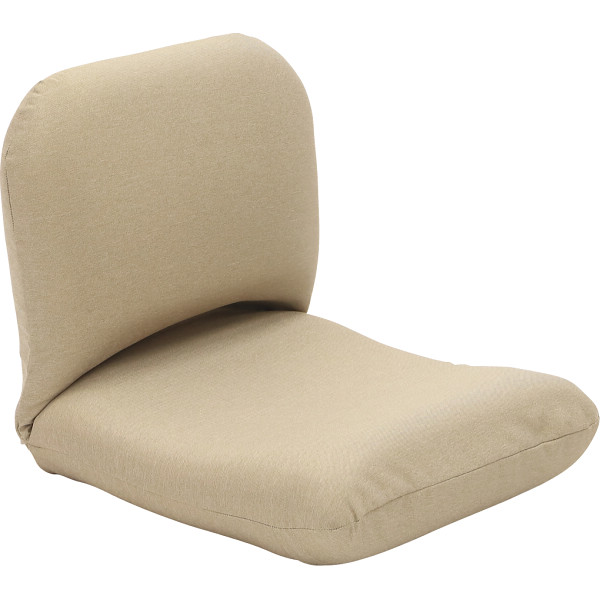 産学連携 背中を支える美姿勢座椅子５ベージュ