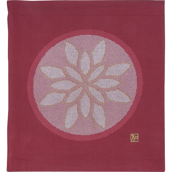 座布団カバー（花紋）２０枚セット（各色１０枚）