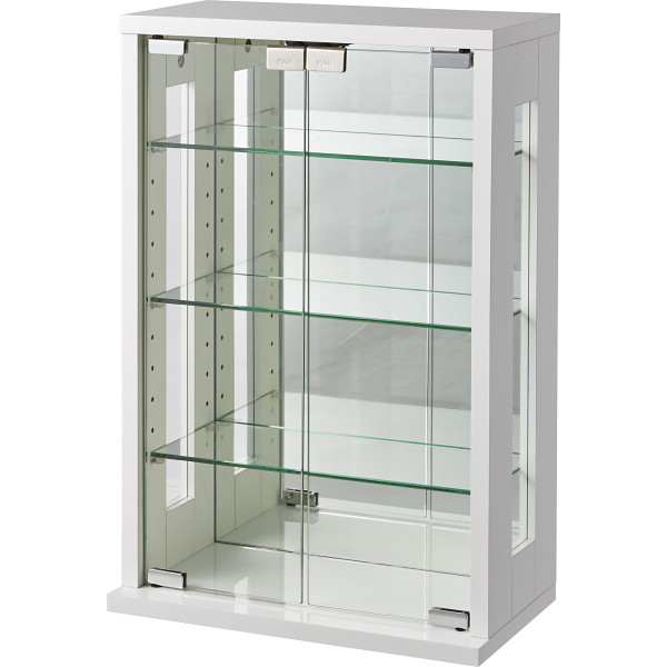 卓上コレクションケース縦型ホワイト