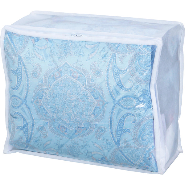 羽毛肌掛けふとん（ダウン７０％）ブルー