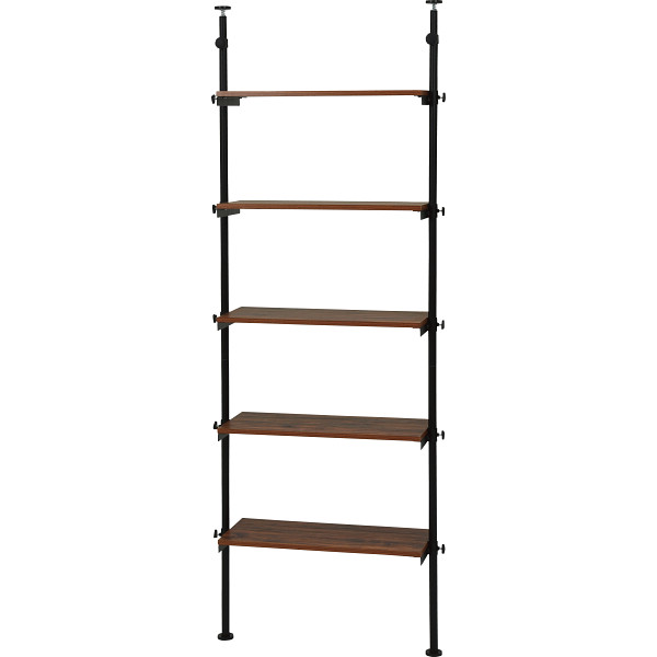 突っ張りオープンラックブラウン