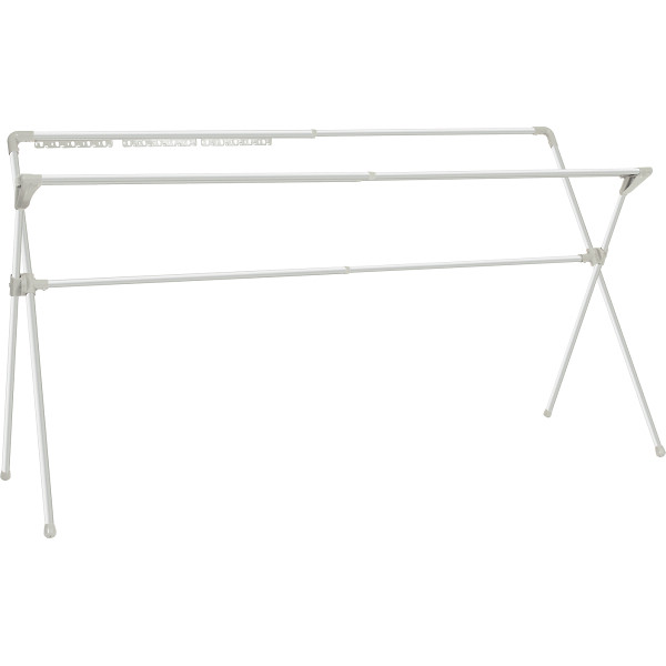 アルミダブルバ－伸縮式ふとんほし