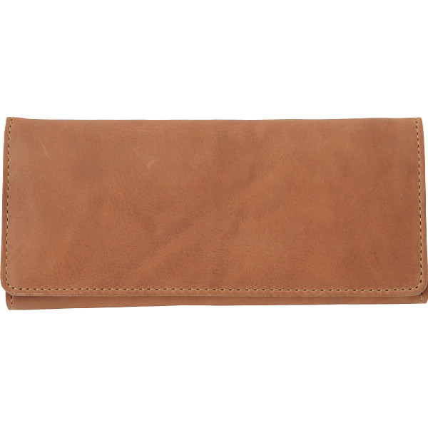 ｍ，ｉ，ｕ，ｏ．ｊ ヌメ革 長財布キャメル