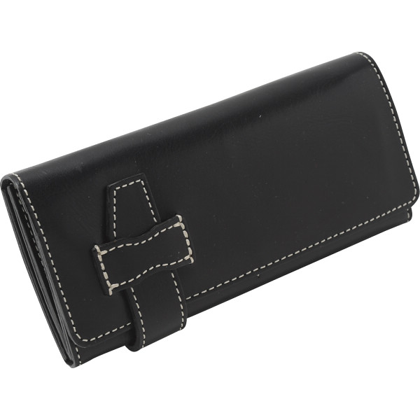 ｍ，ｉ，ｕ，ｏ．ｊ ヌメ革 長財布ブラック