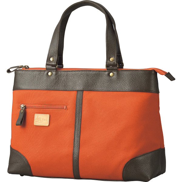 ＨａＬ 倉敷産帆布×姫路レザー ベーシックトートテラコッタ