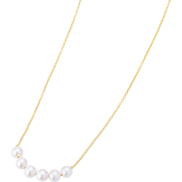 あこや本真珠６珠ラインペンダントシルバー