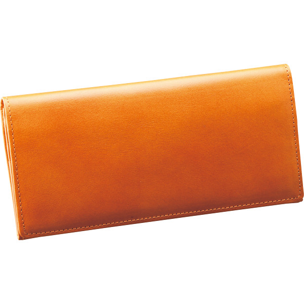 手塗りオイルレザー ササマチ長財布ブラウン