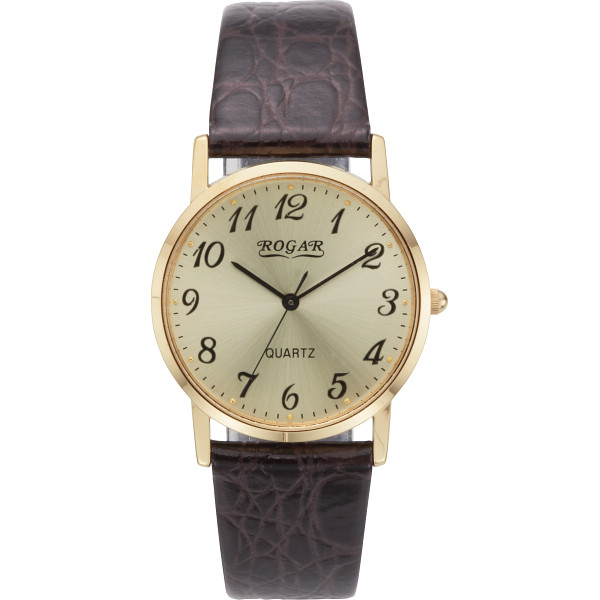 ロガール　メンズ腕時計ゴールド