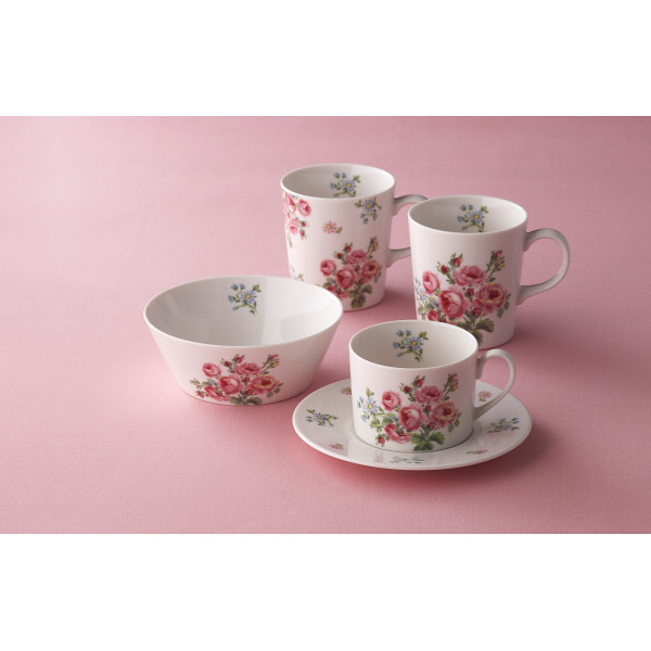 ローラアシュレイ バンチェッドロージズ ２４ピースセット