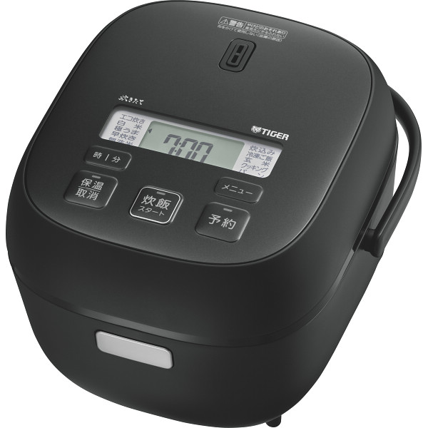 タイガー　マイコンジャー炊飯器（３合）マットブラック