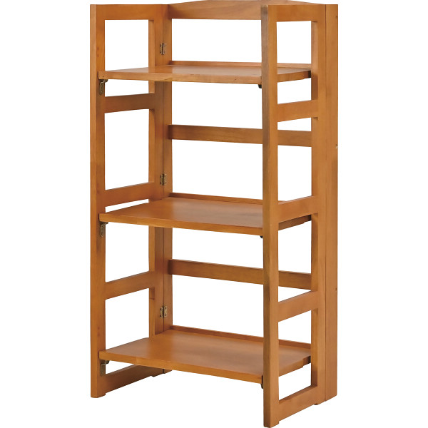 天然木シェルフ（折りたたみ式）