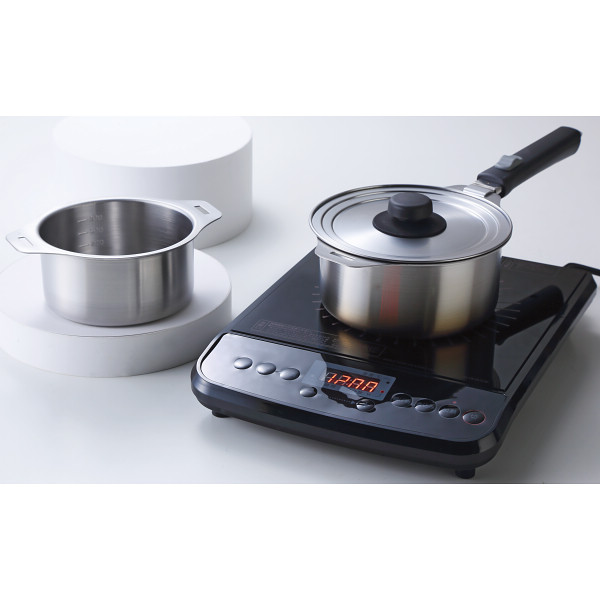 燕三　着脱鍋（１４ｃｍ・１６ｃｍ）＆ＩＨヒーターセット