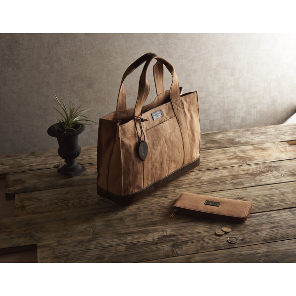 日本製柿渋トートバッグ・財布セット