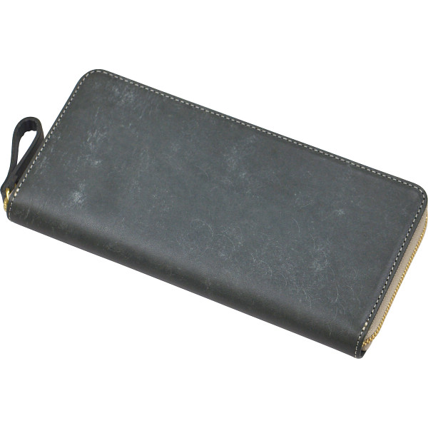 豊岡財布　長財布チャコールグレー