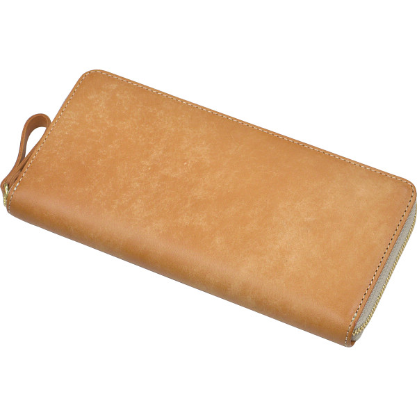 豊岡財布　長財布キャメル