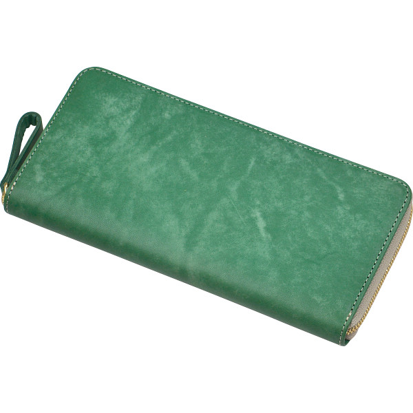 豊岡財布　長財布グリーン