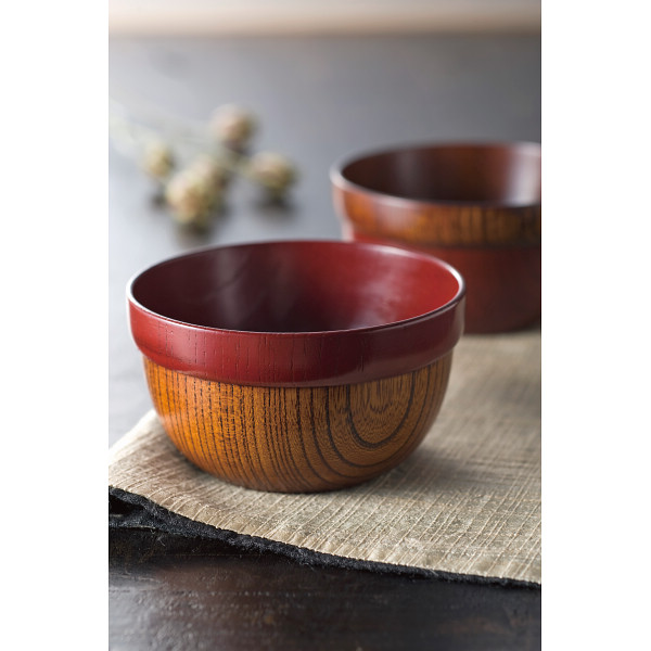 紀州塗 栓 ペアスープボウル