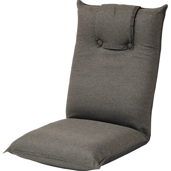 低反発折りたたみ座椅子２個組グレー