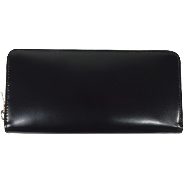 トワクレ コードバン 長財布ブラック