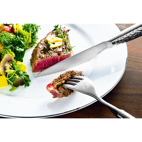燕熟の技 ステーキナイフ＆フォーク４本セット