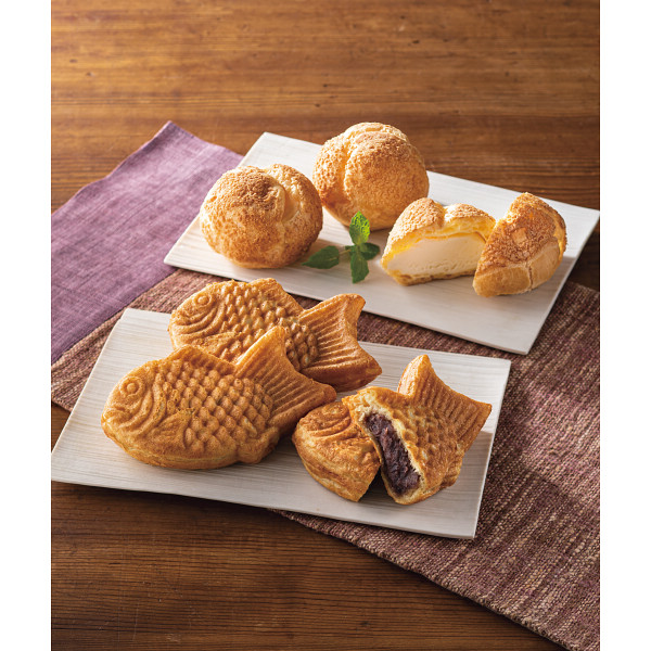 「乳蔵」ミルクシュー＆たい焼き