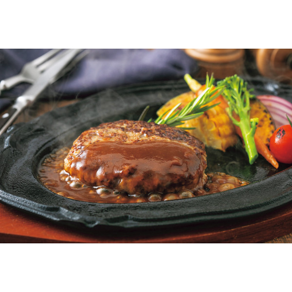 神戸バルティロ サーロイン入りハンバーグ・デミグラスソース