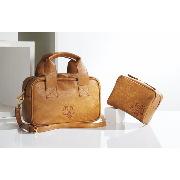 ディック・ブルーナ　ミッフィーポーチ＆ショルダーセットブラウン