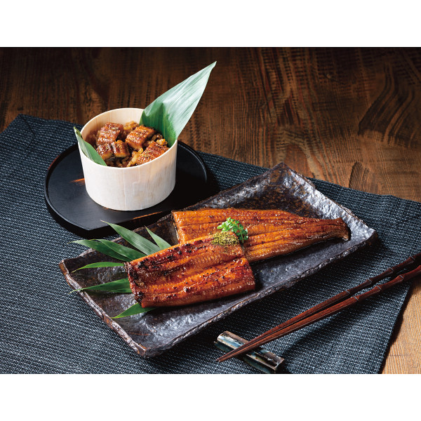 国産うなぎ蒲焼とうなぎおこわセット