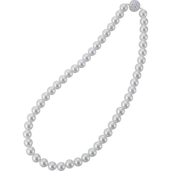 セ・ルーアン 貝パールネックレスホワイト