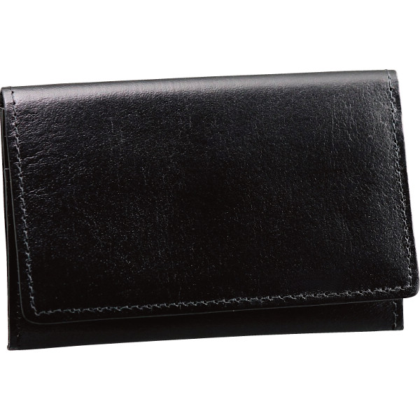 手塗りオイルレザー 名刺入れブラック