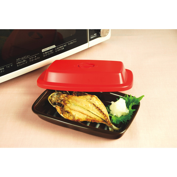 ケデップ　マイクロウェーブヒートプレート２個セットレッド
