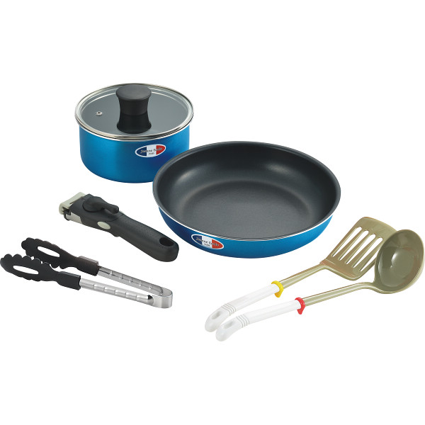 ジャンヌ・エコール 着脱ハンドル鍋２点セット ツール付