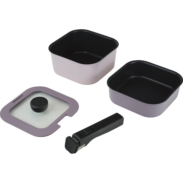 レクトメイト　角型着脱（１６ｃｍ）４点セットライラック