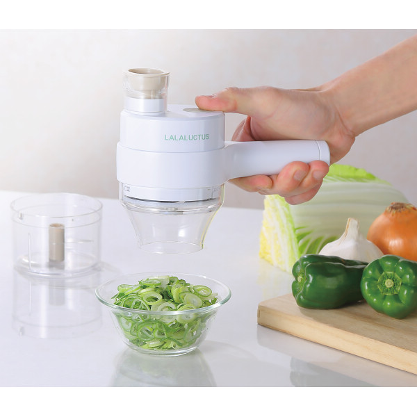 ラララクタス　コードレス電動スライサー＆チョッパー