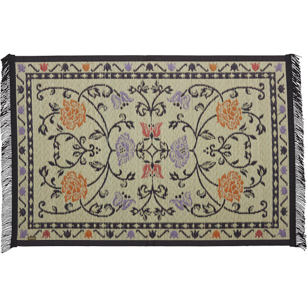 日本製　三重織　い草玄関マットナチュラル