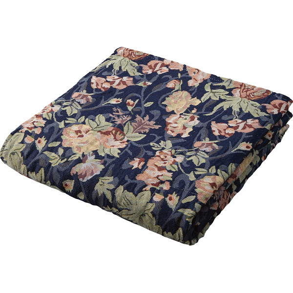 ゴブラン織 マルチカバーブルー